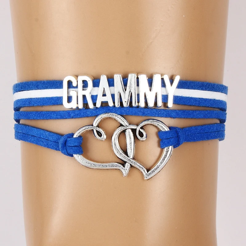 Прямая поставка Сердце к сердцу очарование Бесконечность любовь Grammy браслеты и