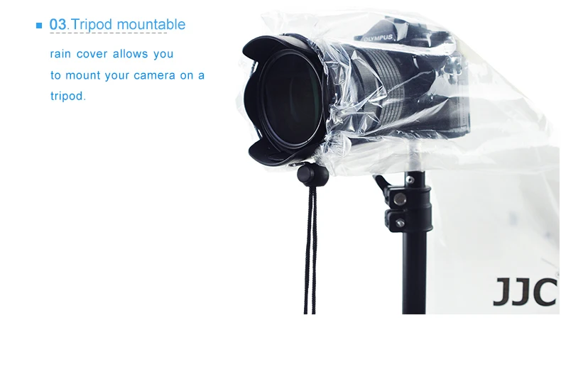 JJC 2 шт. дождевик для камеры маленькая DSLR с объективом дождевик беззеркальная камера s просвечивающее пальто простые линзы водонепроницаемый протектор