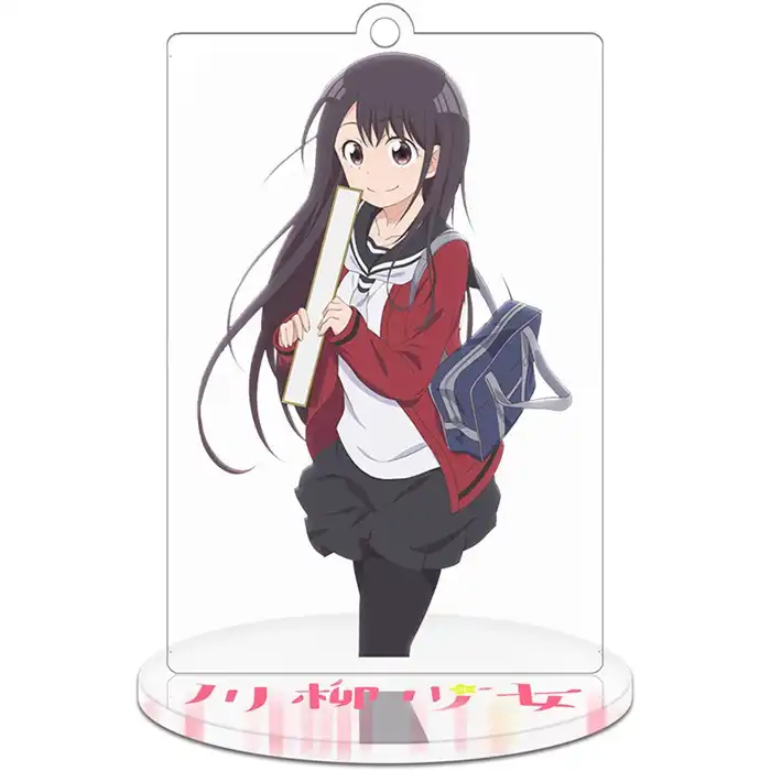 Men Senryu Girl Yukishiro Nanako Eiji Busujima Acrylic Keychain Display Stand Gifts Men S Accessories