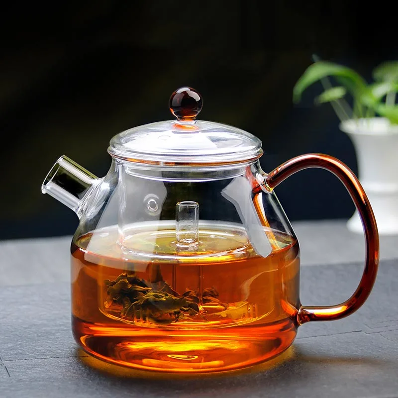 1000ml/1250ml Creative Health Teapot Heat resistant Glass ...