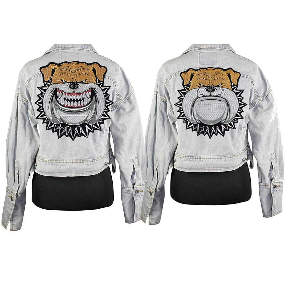 Parche de Tela para Chaqueta de Ropa dise/ño de Flores de Tigre EMDOMO