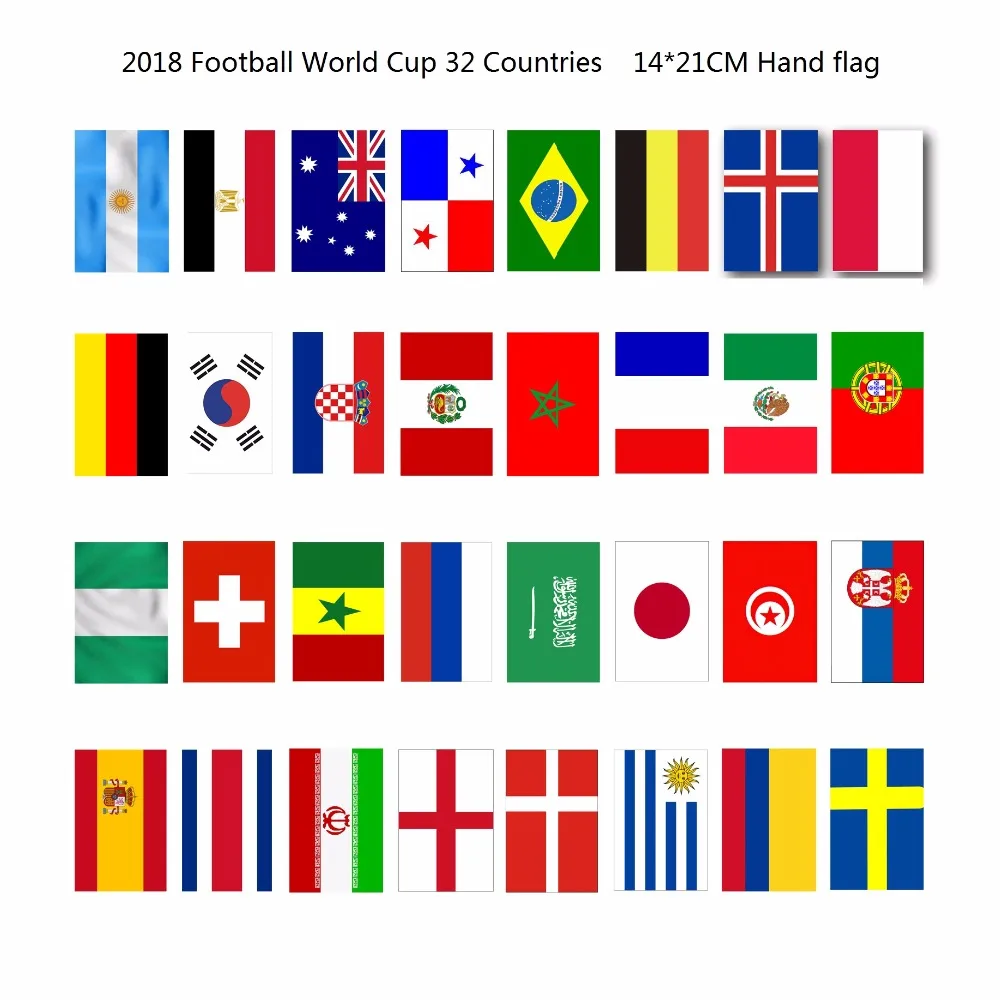 All Flags World Cup Team
