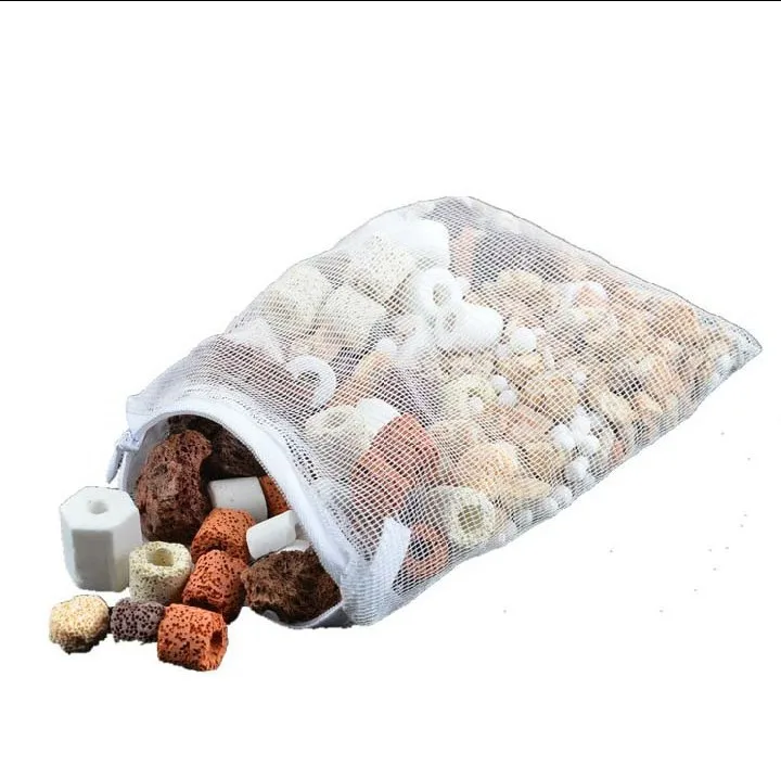 10 in 1 Fish tank aquarium filter material Ceramic Bio Porous Biological Rings Aquarium Fish Tank Nitrifying Bacteria Material