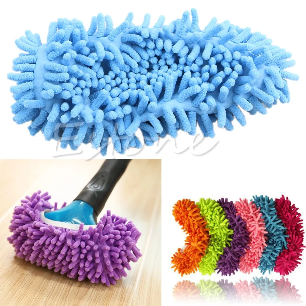 

1Pc Mop House Clean Shoe Cover Multi function Slippers Floor Dust Cleaning Shoes