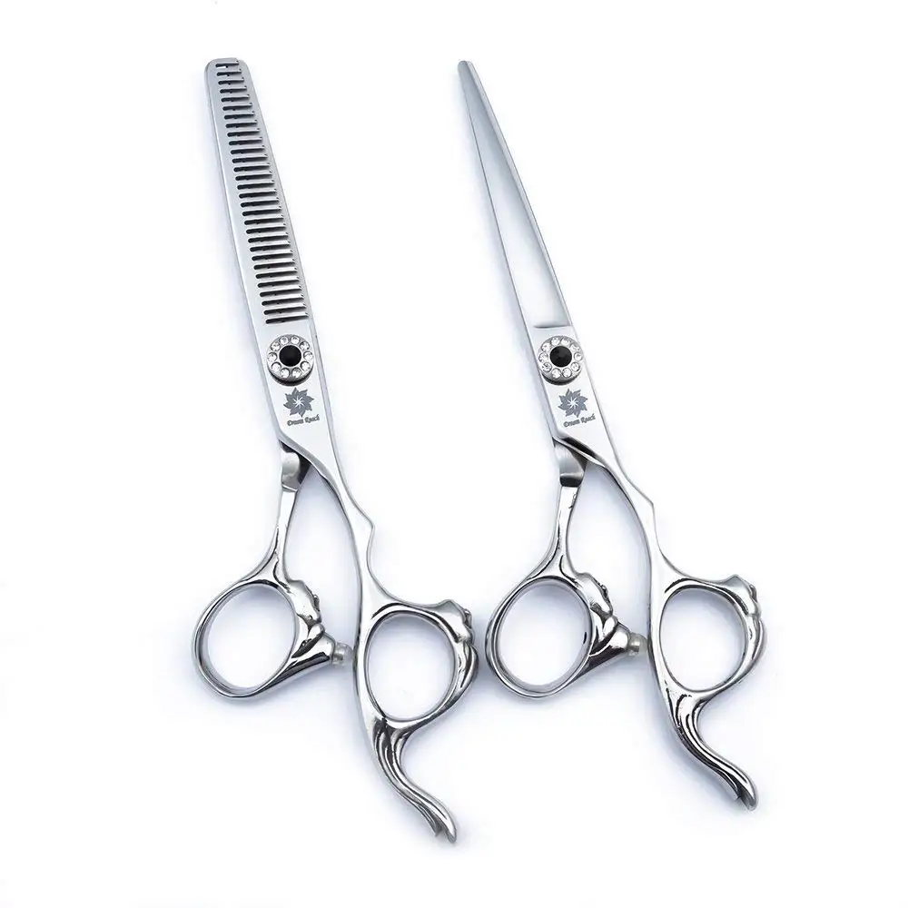 Professional Hair Shears Set Salon Razor Edge Hairdressing Tools Cutting Scissors and Barber Thinning Shear Kit | Красота и здоровье