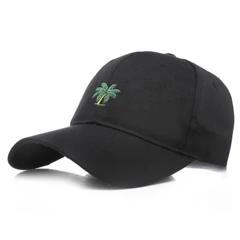 

Korean casual sunscreen baseball cap Men's and women's fashion tree embroidery caps 100%cotton hip hop hats outdoor golf hat