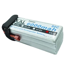 XXL 6S 6000mAh 22 2V 50C MAX 100C akku LiPo Battery for RC Helicopter RC Car