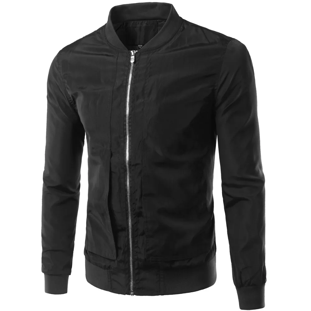 New Black Bomber Jacket Men/Women Veste Homme 2016 Autumn Mens Fashion