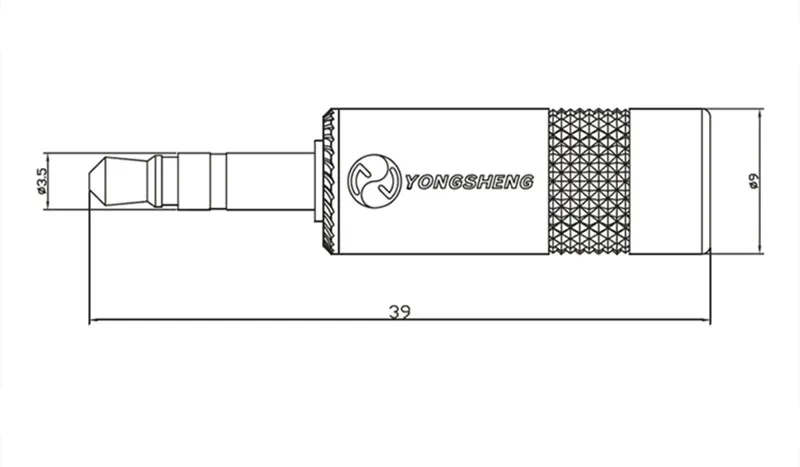 NEUTRIK YONGSHENG Позолоченные 3,5 мм Джек аудио разъем