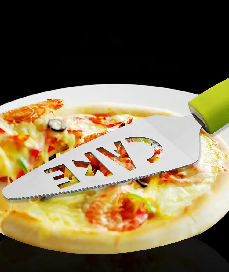 1 шт., высокое качество, зеленая ручка из АБС-пластика, нож для сыра из нержавеющей стали с открывалкой для вина, инструменты для торта, слайсер для пиццы и сыра EKX 172