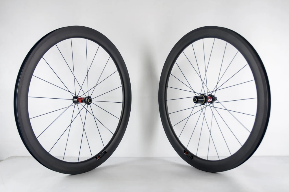 Top Superteam  700c  50mm carbon road Tubeless Wheel with Sapim Spokes 3