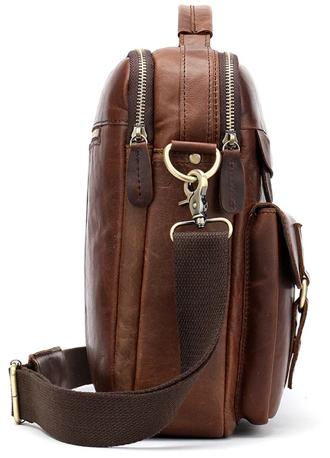 الرجعية متعددة الوظائف الرجال جلد طبيعي حقيبة أعمال جلد البقر Crossbody الكتف حقيبة للكمبيوتر المحمول حقيبة يد للسفر D250 الرجعية متعددة الوظائف الرجال جلد طبيعي حقيبة أعمال جلد البقر Crossbody الكتف حقيبة للكمبيوتر المحمول حقيبة يد للسفر D250
