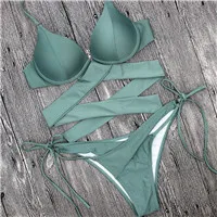 La-MaxPa-New-Bikini-2018-Swimwear-Women-Bikinis-Set-Push-Up-Swimsuit-Solid-Bathing-Suit-Sexy