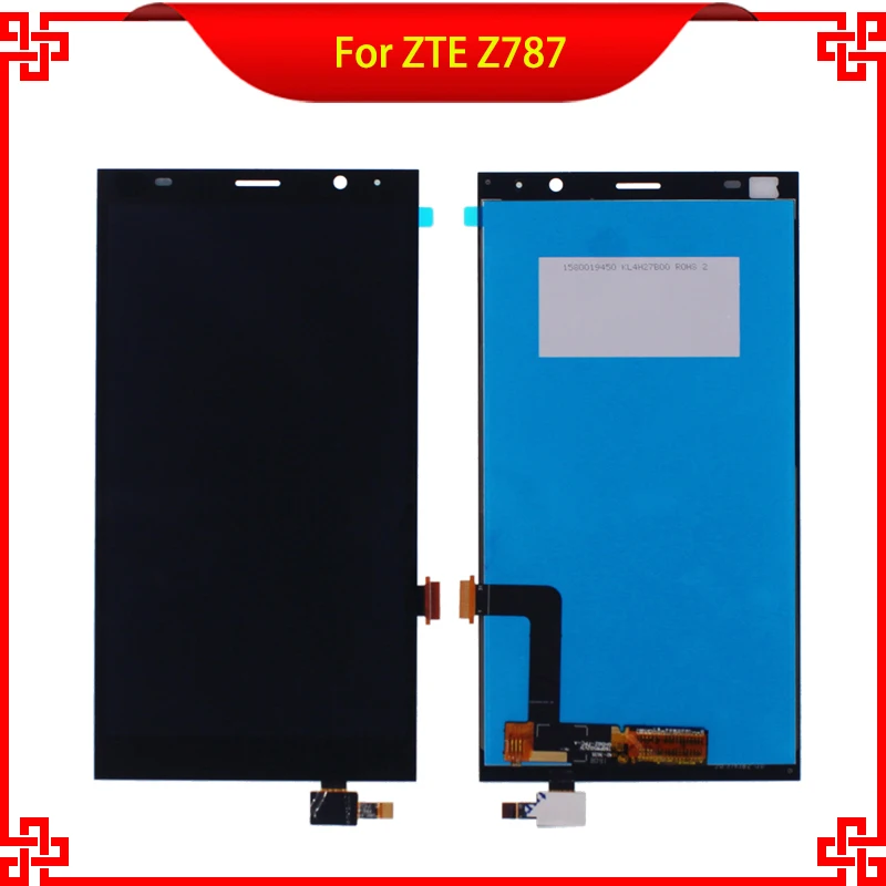 10PC/Lot 6'' LCD Display Touch Screen Digitizer Assembly Replacement For ZTE Grand X Max Plus Z787 High Quality Mobile Phone LCD