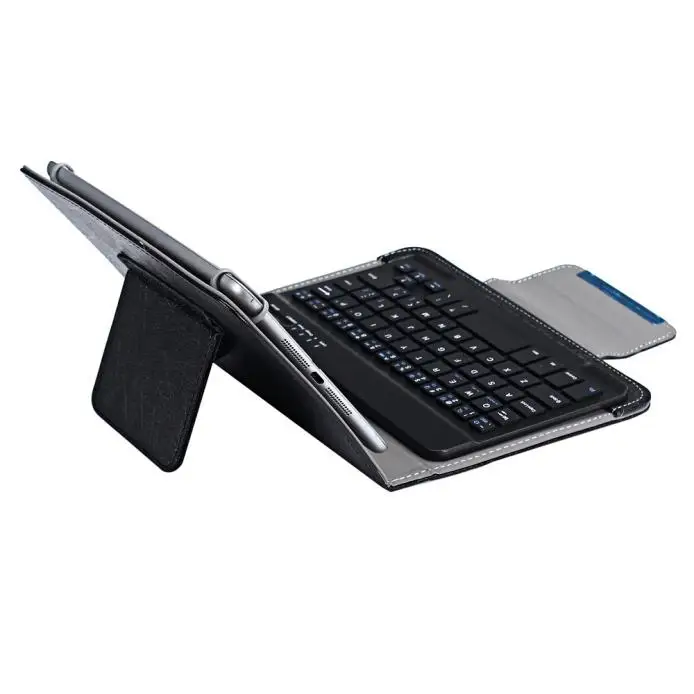 Тонкий алюминиевый планшет, Беспроводная Bluetooth клавиатура, кожаный чехол, защита для Apple, для iPad, серия iOS, система PC 20J