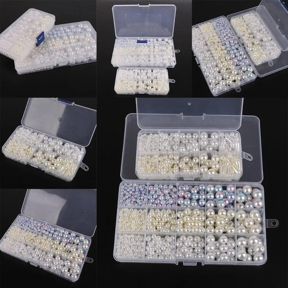 

New 4/6/8/10/12mm Mix Colors, ABS Imitation Pearl Round Plastic Beads, Making Jewelry Diy Beads, Jewelry Handmade Necklace