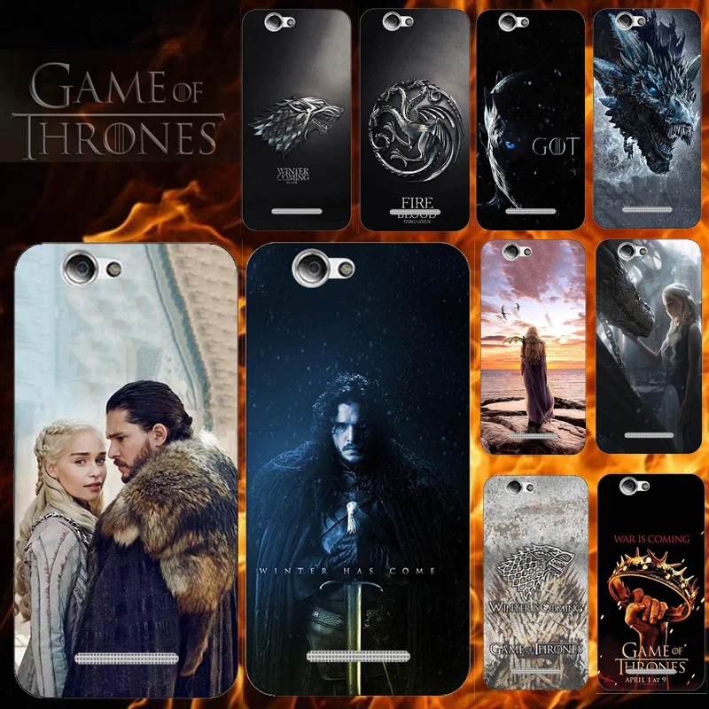 

Phone Case for Wileyfox Spark Swift 2 2X Swift2 Plus Cover for Game Of Thrones Seasons 8 Jon Snow Daenerys Targaryen Dragon