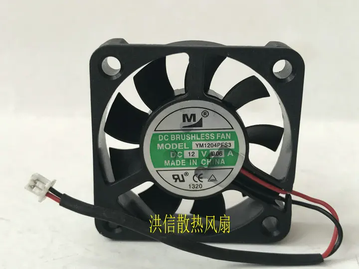 2 проводной серверный квадратный вентилятор Huaxia Hengtai YM1204PFS3 DC 12 В 0 06a 40x40x10