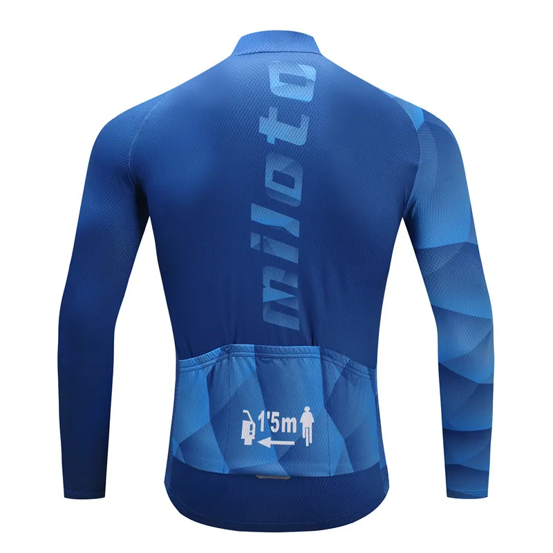 MILOTO Новинка мужские Ropa Ciclismo Racing велосипедный свитер-Джерси велосипедный длинный рукав MTB велосипедные майки флуоресцентные рубашки велосипедная одежда