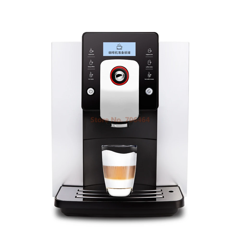 

One touch Commercial Fullyautomatic dual heating system LCD screen espresso coffee machine 19 bar with brewer cappuccino maker