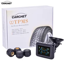 CARCHET TPMS Systems Tire Pressure Monitoring System Wireless Car Tire Pressure Alarm LCD DVD 4 Sensors for Toyota Hyundai etc CARCHET TPMS Systems Tire Pressure Monitoring System Wireless Car Tire Pressure Alarm LCD DVD 4 Sensors for Toyota Hyundai etc