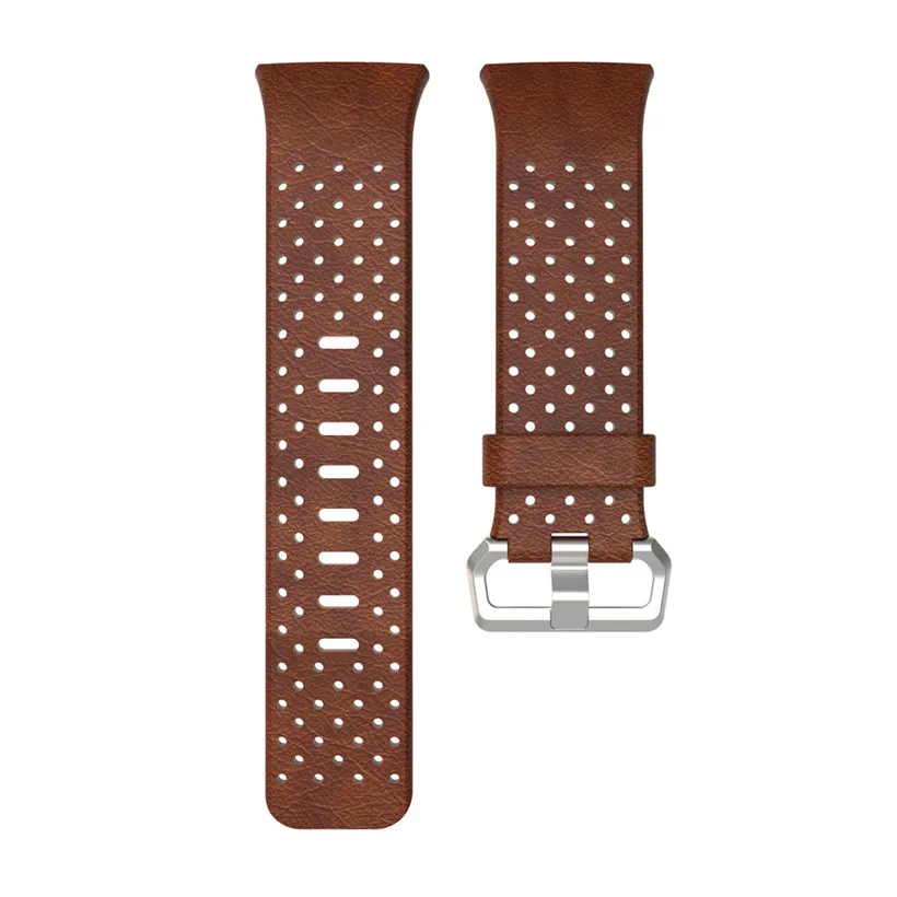 

For Fitbit Ionic Perforated Leather Accessory Band Bracelet Watchband drop shipping 0927