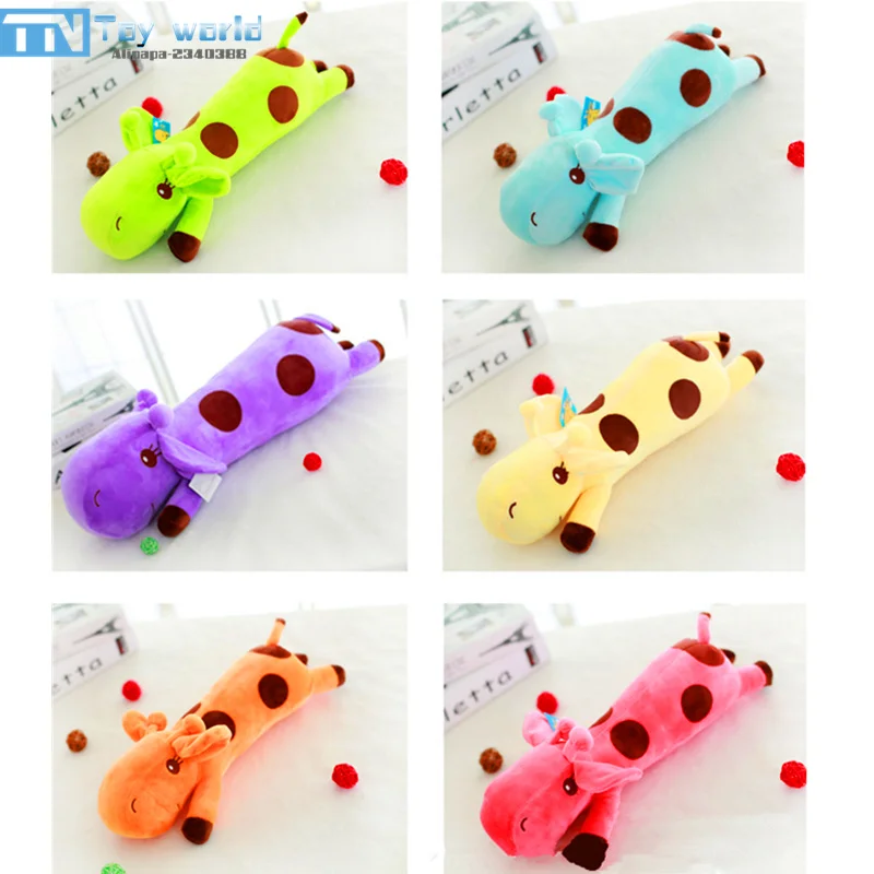 Hot 6colors anime Plush toy cute Giraffe pillow dolls cartoon toys for girls kids stuffed animal plush toy dolls & hobby gifts Hot 6colors anime Plush toy cute Giraffe pillow dolls cartoon toys for girls kids stuffed animal plush toy dolls & hobby gifts