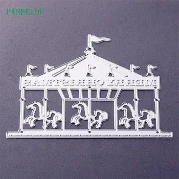 

PANFELOU Metal craft A large playground paper die cutting dies for Scrapbooking/DIY Christmas wedding Halloween cards