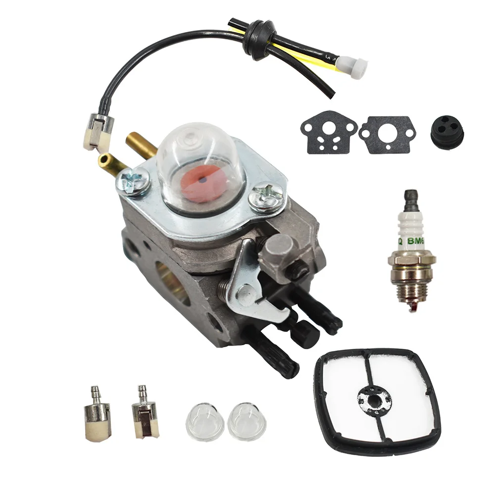 Carburetor with Air Filter Repower Kit for 2-Cycle Mantis 7222 7222E 7222M O7L8