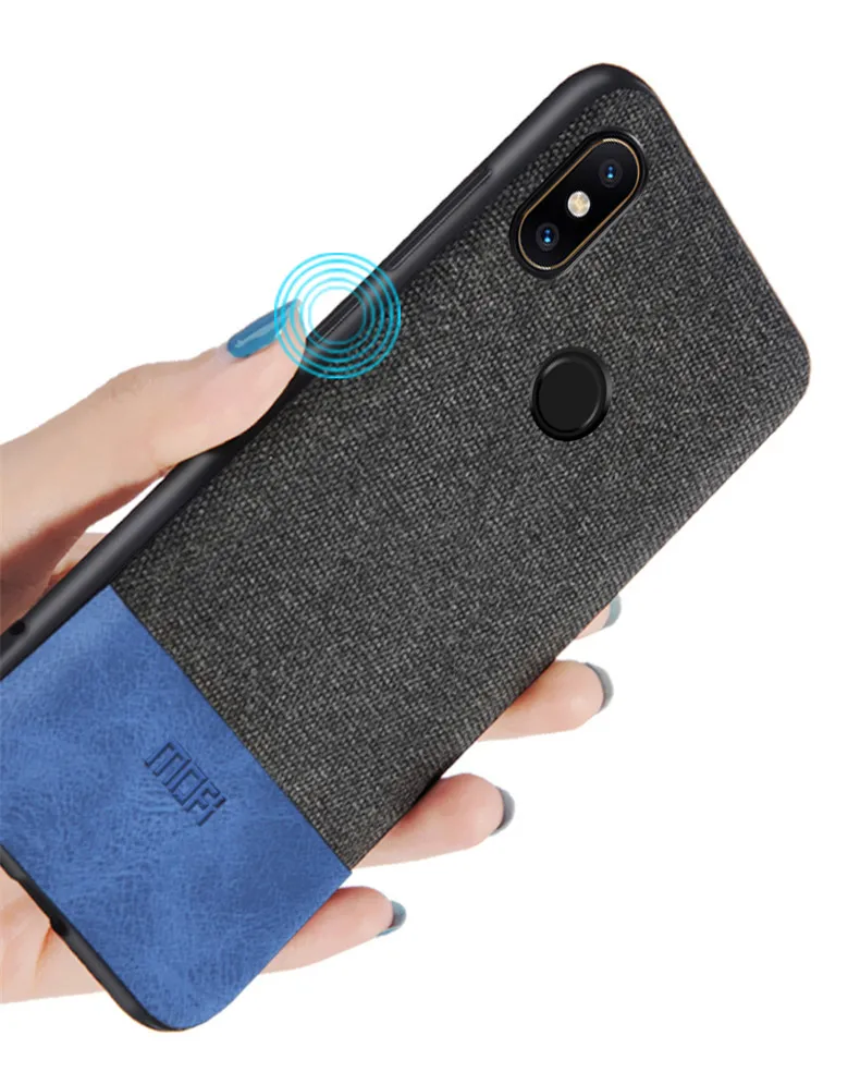 phone cases for xiaomi For Xiaomi Mi8 Case Cover Mi 8 Explorer Version Back Cover Silicone Fabric Shockproof Case Coque Capas MOFi Mi8 SE Case xiaomi leather case cosmos blue