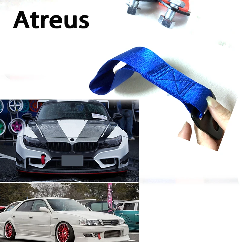 Atreus 1 шт. автомобильный Стайлинг ремень для прицепа буксирный крюк нейлоновые