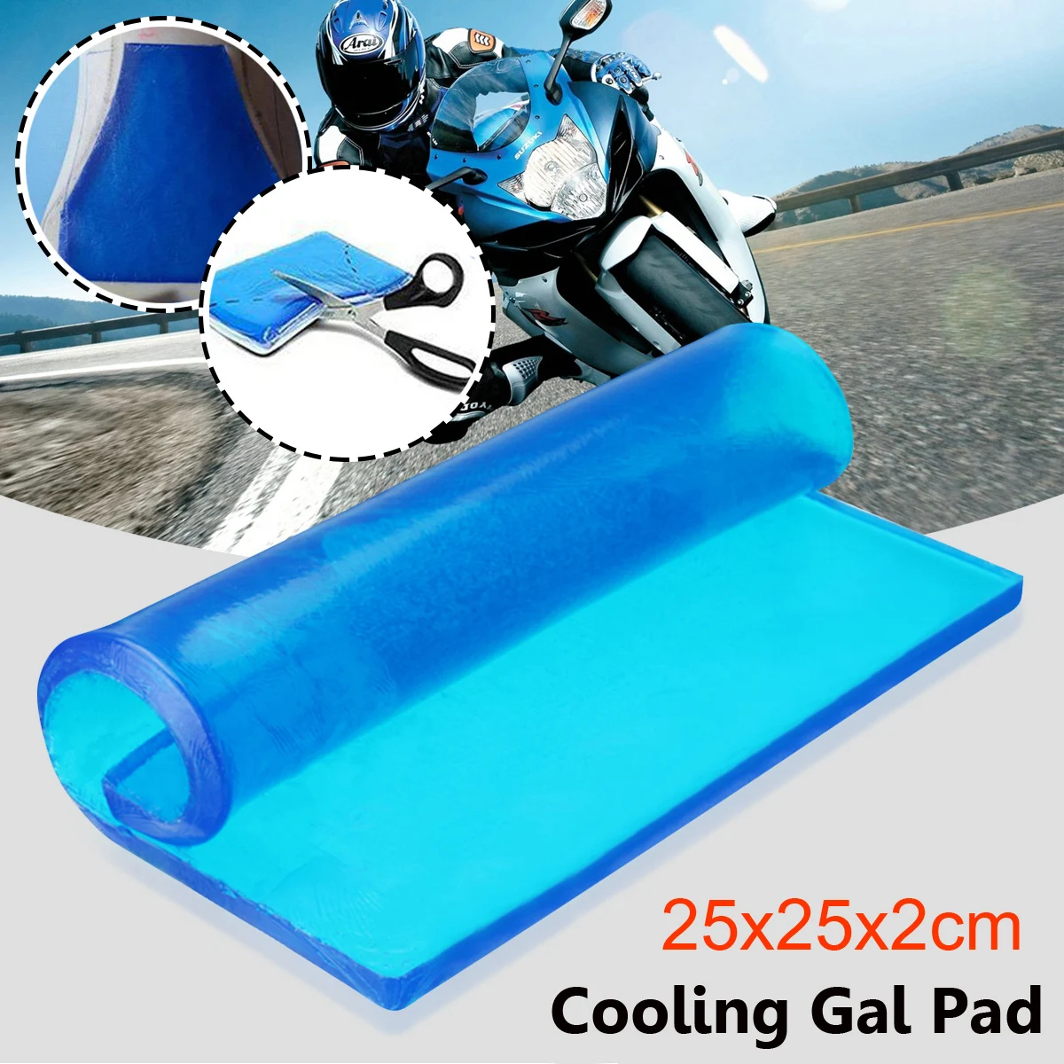 

New DIY Modified 25x25x2cmThickness Damping Silicone Gel Pad Motorcycle Seat Cushion Comfortable Mat shock absorption Mats