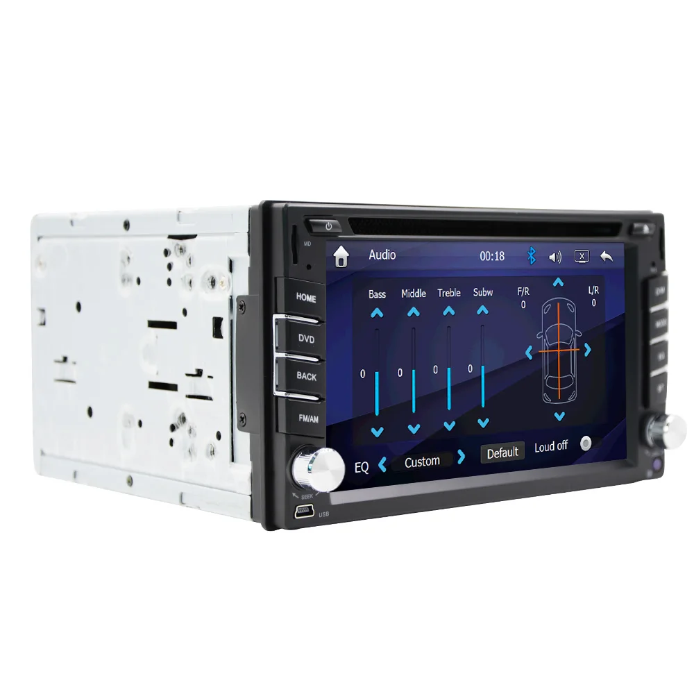 Cheap 2019 New Eunavi 2 Din Car Dvd Bluetooth Usb/tf Fm Aux Input Radio Mp5 Player Multimedia Entertainment With Hd Rear View Camera 4