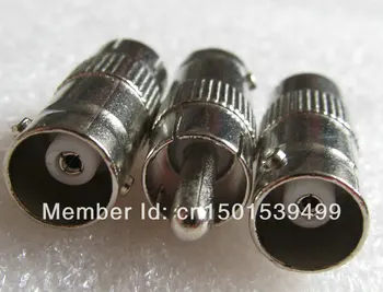 

Free shipping 20pcs / lot BNC Female Jack to RCA Male AV A/V Coax Connector Adapter PLUG New
