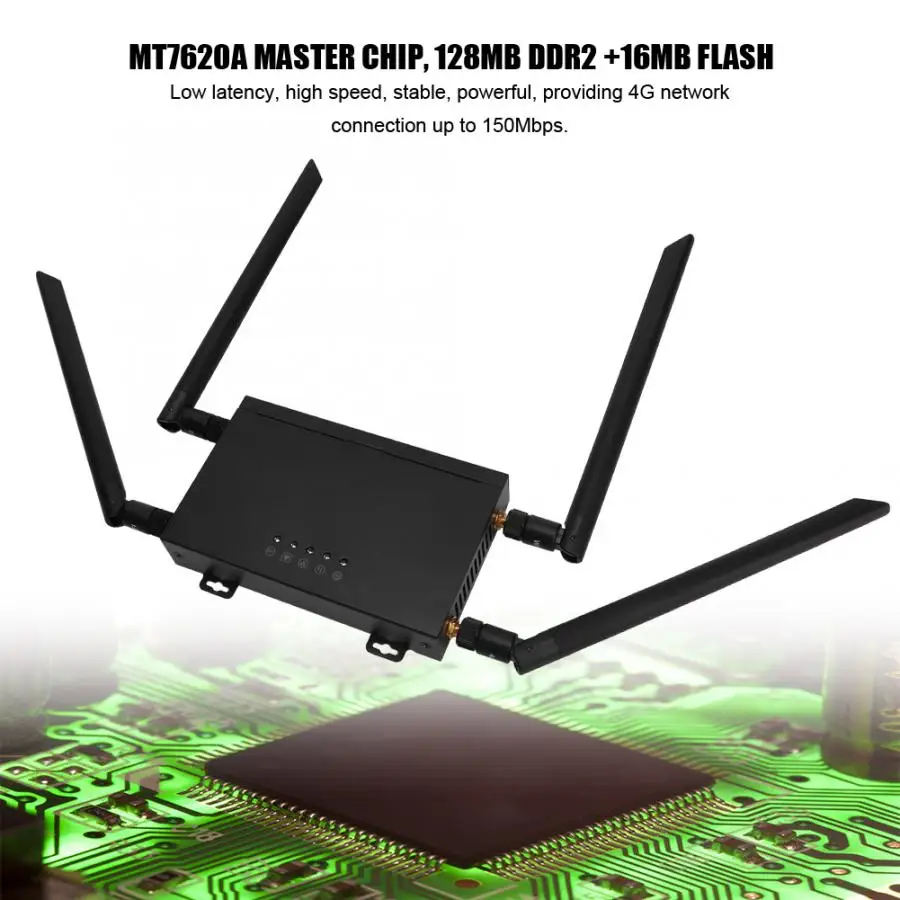 MT7620A 128MB DDR2 16MB flash 4G цельнометаллический беспроводной Промышленный маршрутизатор(Латиноамериканская версия) 110-240V(штепсельная вилка США