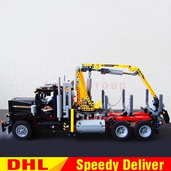 

LP 20059 Technic Mechanical Series The Logging Truck Set 9397 Children Educational Building Blocks Bricks LPing Toys Model