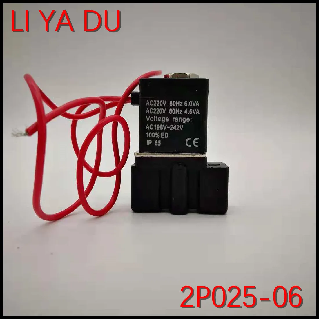

5PCS 2P025-06 G1/8 Normally Closed Plastic Solenoid curtain two-way three-way valve Plastic steel 12V 24V 110V 220V