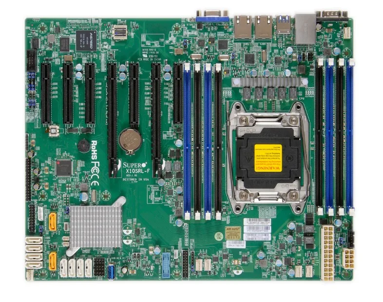 OEM X10SRL-F один E5V3V4 кафе Материнская плата сервера dual Gigabit Ethernet 2011 pin DDR4 используется 90% новый