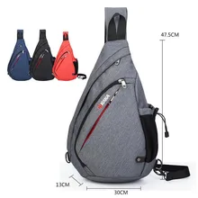 Мужская Большая вместительная нагрудная сумка, модные сумки-мессенджеры, сумка через плечо, слинг, Треугольные сумки на плечо, на каждый день