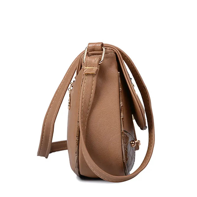 REPRCLA винтажная открытая женская сумка на плечо, высокое качество, сумки через плечо для женщин, сумки-мессенджеры, лоскутные Сумки из искусственной кожи