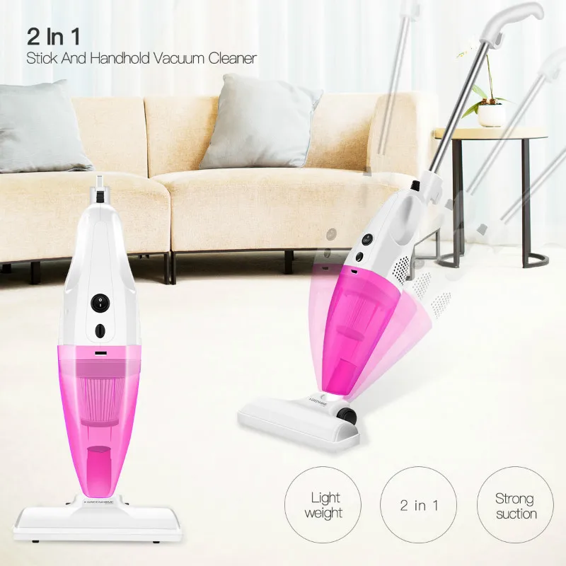 

2 in 1 Vertical Handheld Vacuum Cleaner Powerful Floor Carpet Cleaner Household Dust Collector Corded Bagless Dust Catcher 0