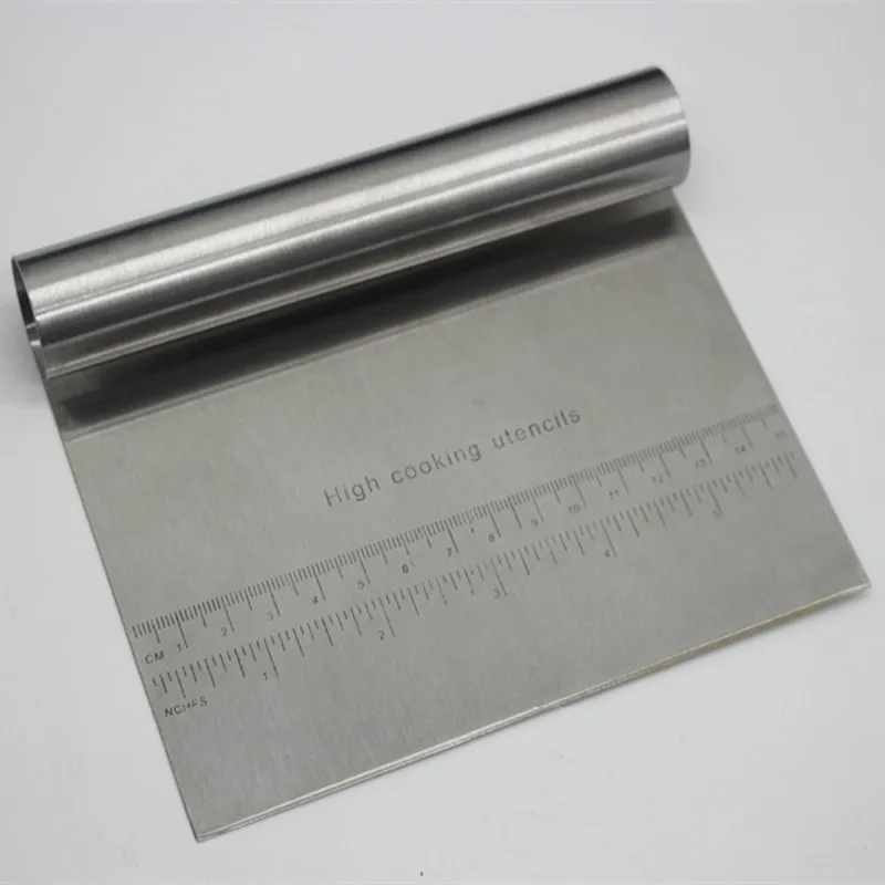 

Stainless Steel Pizza Dough Scraper Cutter Fondant Cake Decoration Tools Kitchen Accessories Baking Pastry Spatulas Cutters