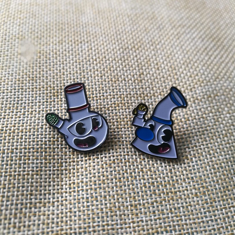 Pipehead Cuphead Mashup Dello Smalto Spille Set