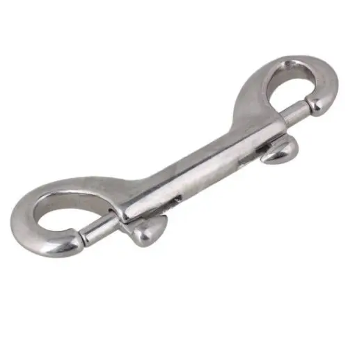 Double Ended Bolt Key Ring Snap Bolt Trigger Chain Clip 90mm 304