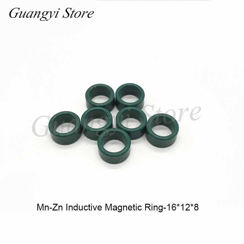

100pcs Green Magnetic Ring Ferrite Magnetic Ring 16*12*8 Mm Anti-interference Core Filter Inductance Transformer Magnetic Ring