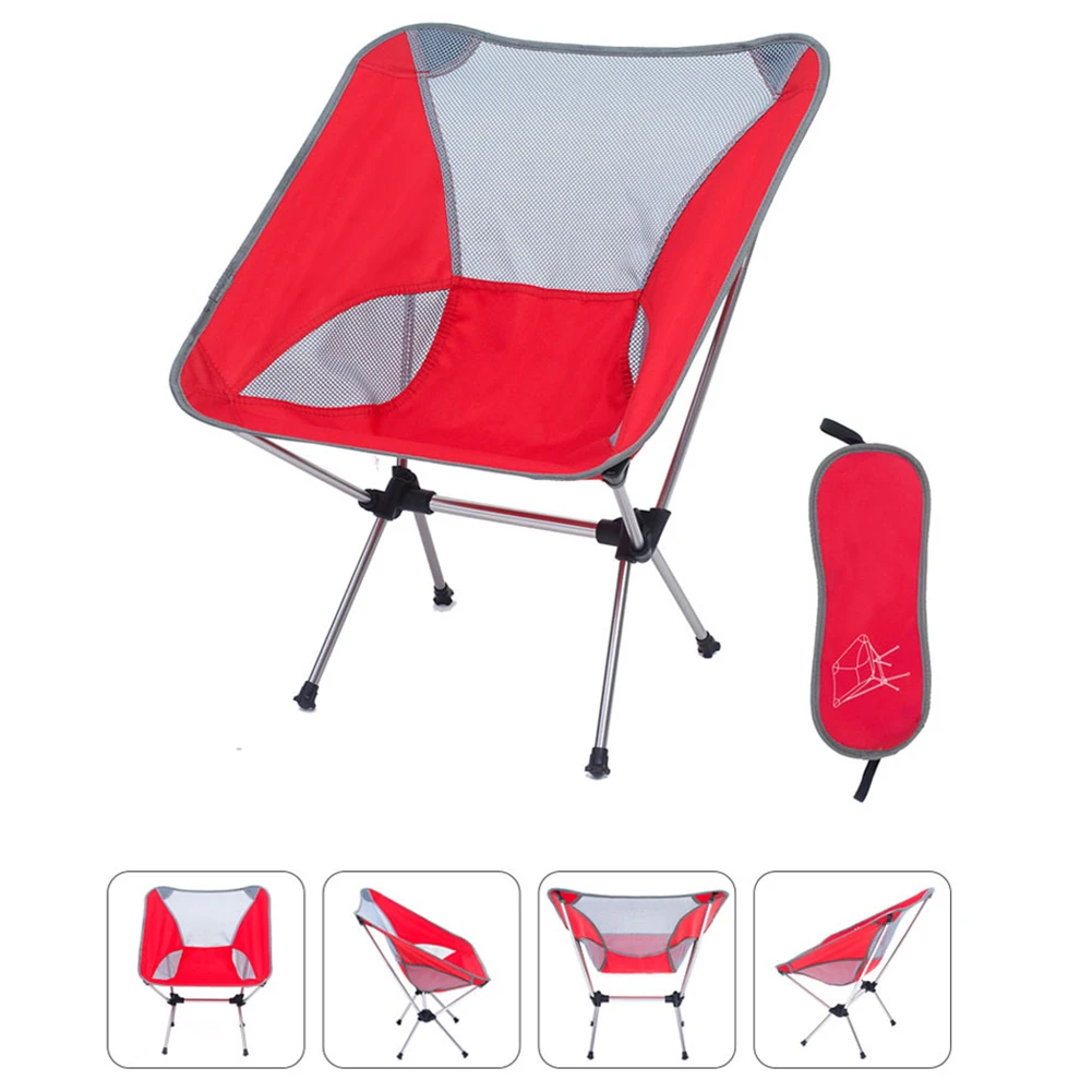 Сверхлегкий складной стул для пикника портативный компактный стул для Открытый путешествия пляж пикник фестиваль пеший Туризм