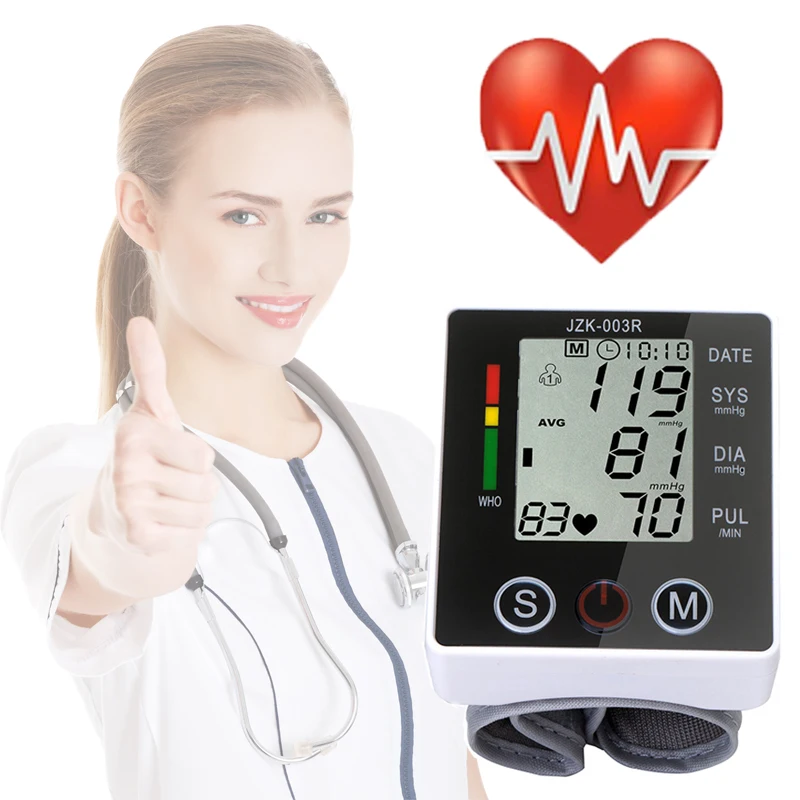 Buy Health Care Digital Blood Pressure Monitor Wrist Tonometer Automatic