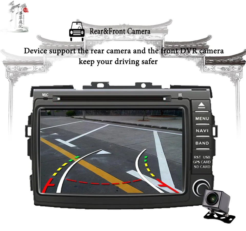 Clearance HD 1080P Android 9.0 RAM 4GB car dvd gps navigation for Toyota Previa Estima Tarago Canarado 2006-2018 Dvd radio stereo Audio 14