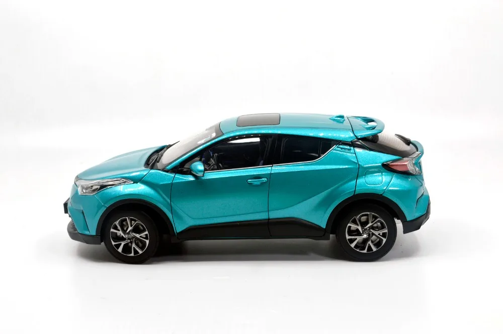 Paudi модель 1/18 1:18 Масштаб Toyota C-HR CHR синий SUV литая модель автомобиля игрушка модель автомобиля открываются двери