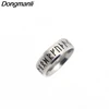 P1808 Dongmanli Punk Fashion Style Antique Retro Male Jewelry Viking Ring Female Black Amulet Vintage Norse Rune Rings For Women ► Photo 2/6